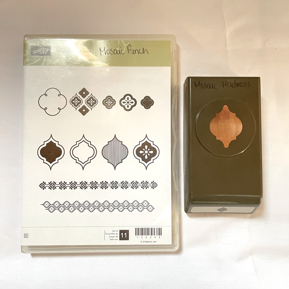 Stampin’ Up! Stamp Set and Punch - Mosaic Madness
